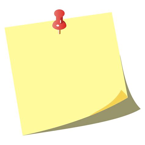 Blank Note Paper Clipart Best