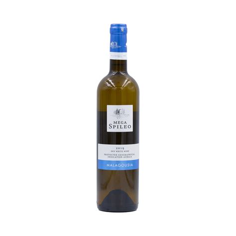White Dry Wine Malagousia Cavino Mega Spileo
