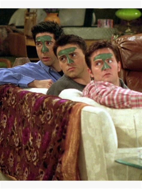 Sticker With One Of The Funniest Moments In 90 S Friends Tv Show Ross Geller Joey Triviani And