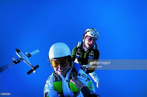 Women Skydiving High Res Stock Photo Getty Images