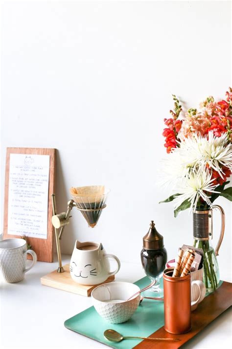 How To Set Up A Houseguest Coffee Station Salty Canary