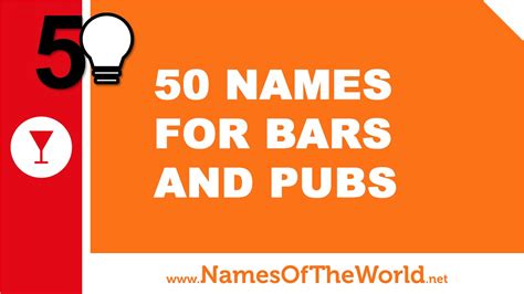50 names for bars and pubs the best names for your company youtube