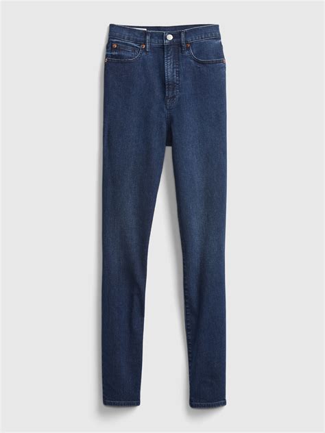 Sky High Rise True Skinny Jeans With Washwell Gap