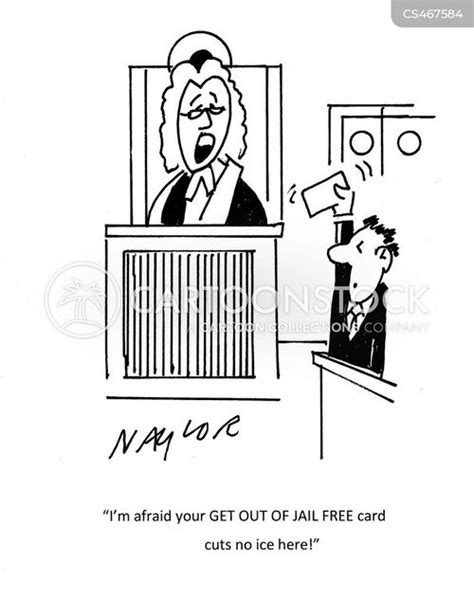 Get Out Of Jail Free Card Cartoon