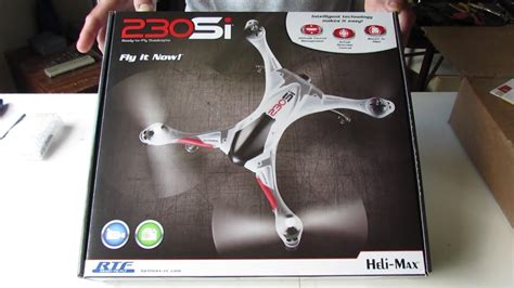 Heli Max 230 Si Quadcopter Unboxing Review And Flight Commentary