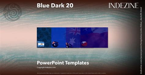 Blue Dark 20 Powerpoint Templates
