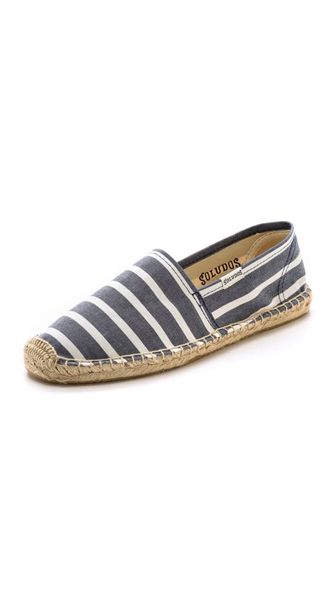 Lyst Soludos Origional Stripe Espadrilles In White