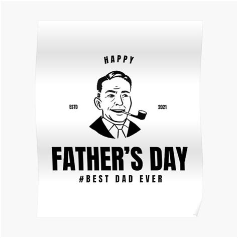 Happy Fathers Day 2021 Poster By Dukesterandco Redbubble