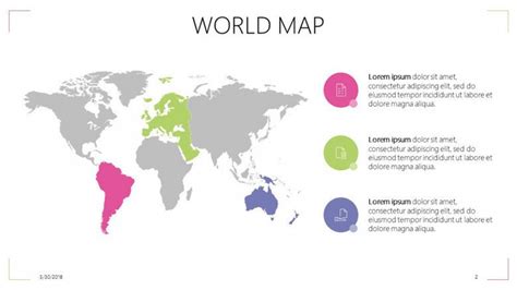 World Map Free Powerpoint Template