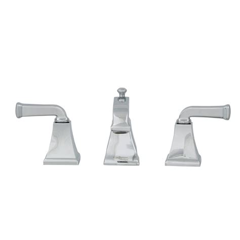 Our widespread faucets have three separate pieces—two handles and a spout—to fit sinks or vanity tops with three holes that are at least six inches apart. American Standard Town Square Curved Lever 8 in ...