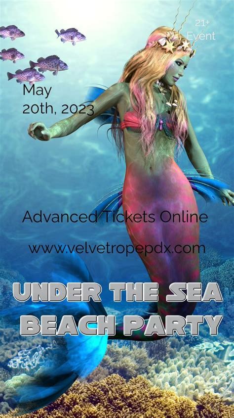 Under The Sea Beach Party Bikinis Mermaids And Pirates The Velvet Rope Portland May 20 2023