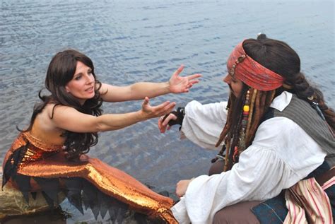 Jack Sparrow And A Mermaid By Captjacksparrow123 On Deviantart