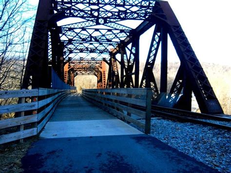 Cumberland Md Railroad Bridge At The Narrows Baltimore And Ohio