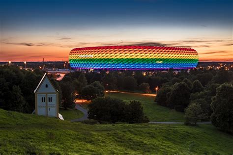 Fifa world cup stadium munich, fußball arena münchen. Rainbow Arena | Football stadiums, Munich, Germany