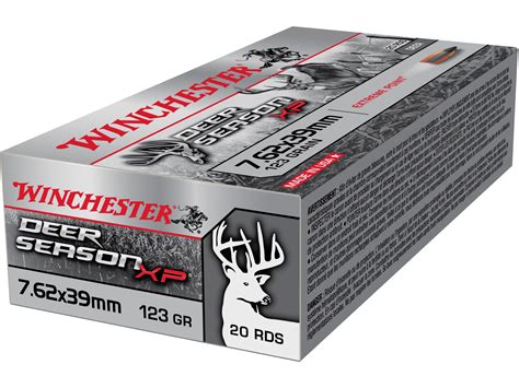 Winchester Deer Season Xp Ammo 762x39mm 123 Grain Extreme