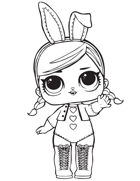 16 Coloring Pages Lol Doll Animal Coloring Pages Lol Dolls Cartoon