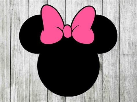 Minnie Mouse Bow Svg Minnie Mouse Svg Minnie Svg Cartoon Etsy