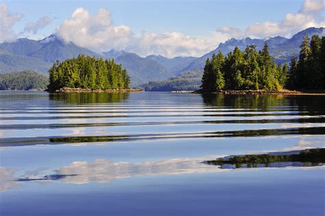 Canada Scenery Lake Island Mountains Ucluelet Nature Wallpapers Hd Desktop And Mobile