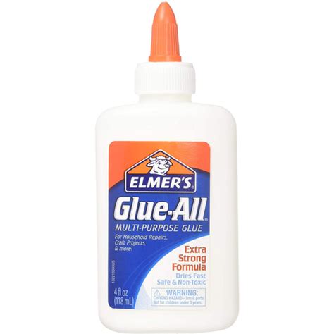 Elmers E1322 Glue All Low Strength 4 Oz White