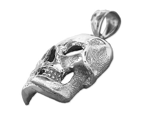 925 Sterling Silver Skull Charm Pendant
