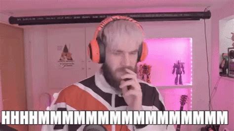 Discover and share the best gifs on tenor. Hmm Pewdiepie GIF - Hmm Pewdiepie - Discover & Share GIFs ...