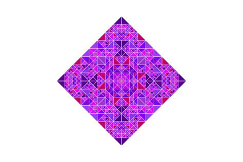 Ornate Mosaic Square Logo Template Graphic By Davidzydd · Creative Fabrica