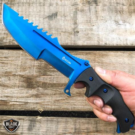11 Csgo Tactical Hunting Fixed Blade Survival Bowie Tracker Knife New