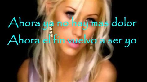 Christina Aguilera Pero Me Acuerdo De Ti Letra Youtube