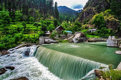 Kutton Waterfall Neelum Valley Azad Kashmir Pakistan Croozi