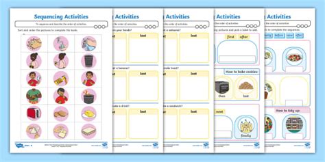 👉 Sequencing Events In Chronological Order Differentiated Maths Worksheets