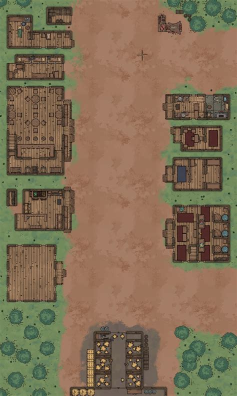The Totally Not Valentine From Rdr2 Village Of Blackwold 30x50 Upper