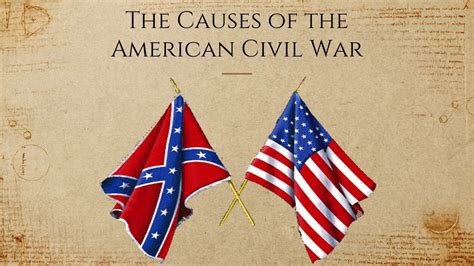 Four Causes Of The American Civil War Youtube