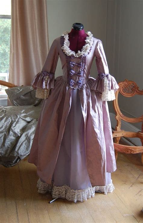 Purple Silk And Taffeta Marie Antoinette Victorian Inspired Etsy