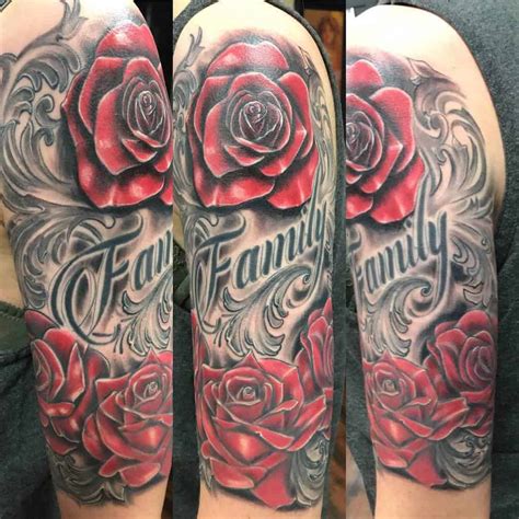 5 out of 5 stars. Top 61 Best Rose Sleeve Tattoo Ideas - [2021 Inspiration ...