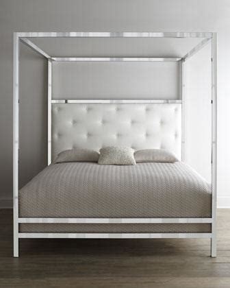 Mirror canopy beds include not only a canopy but also a mirror. Bernhardt Magdalena Bed I Horchow
