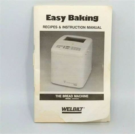 Always set your bread machine on the proper baking setting as specified in the recipe. Details about Welbilt Bread Machine ABM6000 Instruction Manual With Recipes in 2020 | Bread ...
