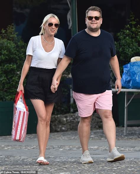 James Corden Joins Stylish Wife Julia Carey For Hand In Hand Stroll In