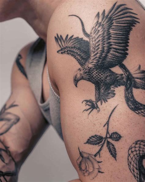 Aggregate More Than 73 Eagle Tattoo On Shoulder Best Incdgdbentre