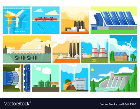 Electricity Clipart Electric Grid Power Generation Plant Icon Png Hot