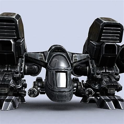 3d Model 3drt Sci Fi Dropship 3 Vr Ar Low Poly Cgtrader
