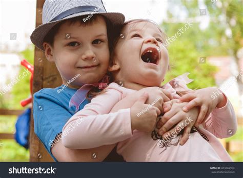 Cute Children Playing Park Stock Photo 433269964 Shutterstock