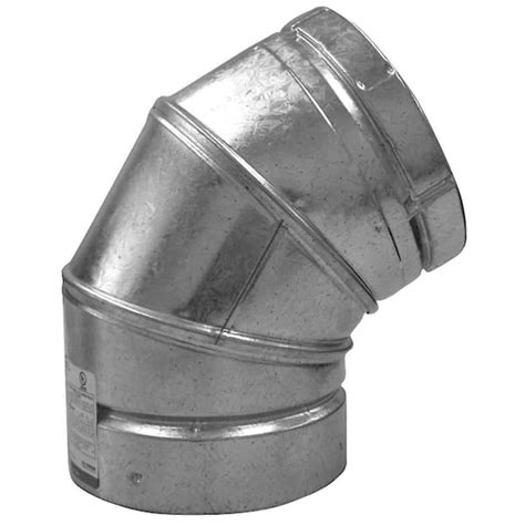 Speedi Products 4 In B Vent 45 Degree Round Adjustable Elbow Bv A45 04