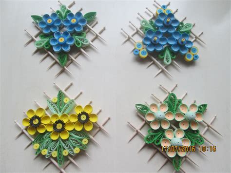 Quill Flowers You Love And Make A Mini Collection Display I Can