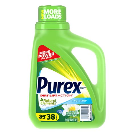 Purex Linen And Lilies 38 Loads Liquid Laundry Detergent Natural