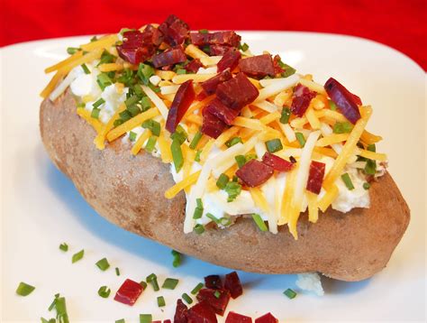The outside is brown and crisp, coated in a crust of sea salt. Anyone know where to find a baked potato in downtown ...