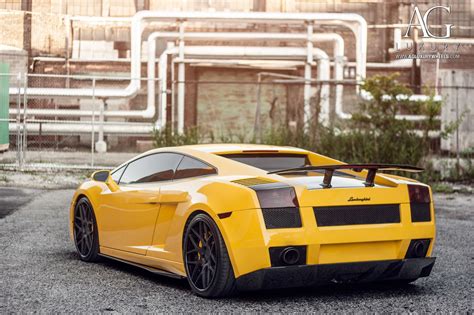 Lamborghini Gallardo Yellow Ag Luxury F410 Spec2 Wheel Front