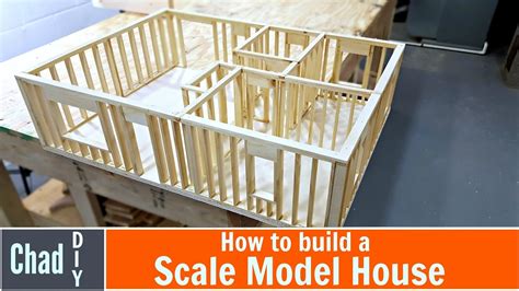Popsicle stick tree house | creations collections. DIY Scale Model House Build - YouTube