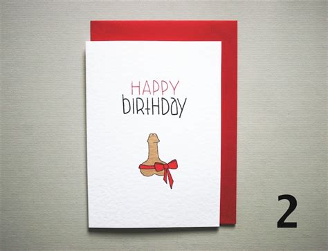 Funny Happy Birthday Card Girlfriend Naughty Birthday Card Etsy