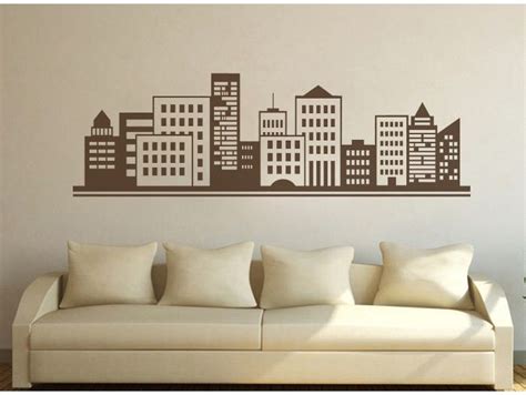 Unique Wall Decals With Buildings And Cities