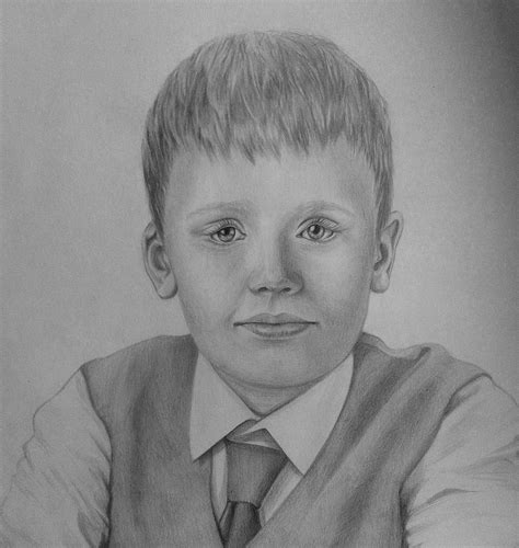 View Pencil Sketch Boy Drawing Background